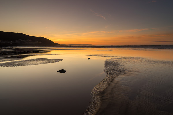 North Devon tranquil  sunset Picture Board by Tony Twyman