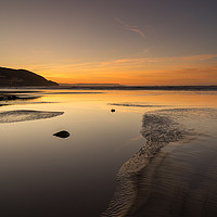 Buy canvas prints of North Devon tranquil  sunset by Tony Twyman