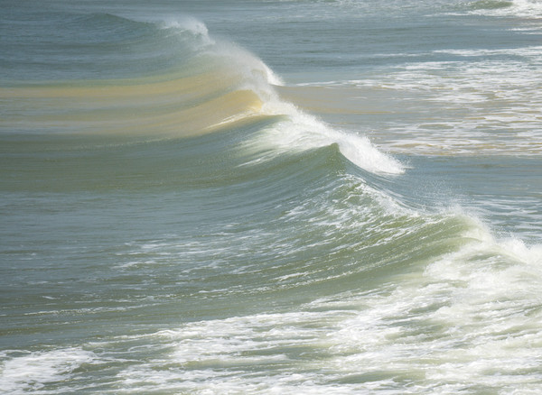 Bideford Bay waves in North Devon Picture Board by Tony Twyman