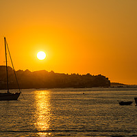 Buy canvas prints of Sunset over Appledore by Tony Twyman