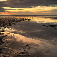 Buy canvas prints of Moody sunset reflections by Tony Twyman