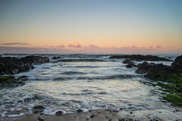 Croyde Bay sunrise Picture Board by Tony Twyman
