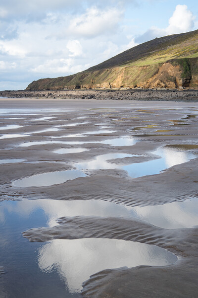 Low Tide at Saunton Sands Picture Board by Tony Twyman