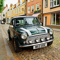 Buy canvas prints of Mini Cooper by Edward Laxton