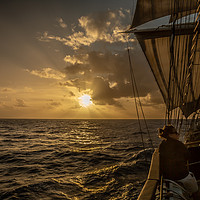 Buy canvas prints of 1000 Miles From Anywhere - Transatlantic Crossing by Jenny Martin