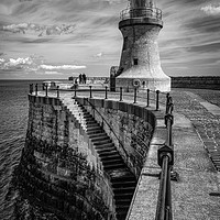 Buy canvas prints of South Shields Lighthouse  by Tyne Tees Photography