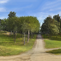 Buy canvas prints of The Golf park Frisbeegolbane in Bodo, Norway. by RUBEN RAMOS