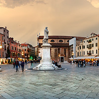 Buy canvas prints of The St. Stephen square in Venice. by RUBEN RAMOS
