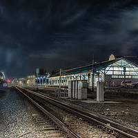 Buy canvas prints of The railways and the Fremantle train station. by RUBEN RAMOS