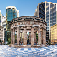 Buy canvas prints of The ANZAC Square and war memorial in Brisbane. by RUBEN RAMOS
