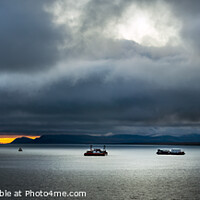 Buy canvas prints of The Bering sea over dramatic storm.  by RUBEN RAMOS