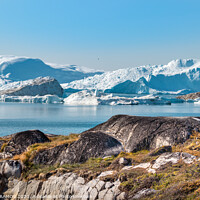 Buy canvas prints of The Jakobshavn Glacier in Greenland. by RUBEN RAMOS