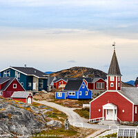 Buy canvas prints of The Cathedral of Our Saviour in Nuuk. by RUBEN RAMOS