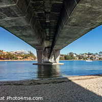 Buy canvas prints of The Stirling Bridge, Fremantle harbour, Australia by RUBEN RAMOS