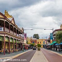 Buy canvas prints of The South Terrace street at the city center of Fremantle, Australia. by RUBEN RAMOS