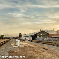 Buy canvas prints of The Fremantle train station and the cruise terminal. by RUBEN RAMOS