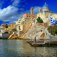 Buy canvas prints of Greece Island by Shawn O'Neil