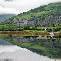 Buy canvas prints of    Loch Leven reflections                          by Tracey Wood