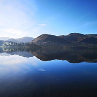 Buy canvas prints of Ullswater reflections by Tracey Wood