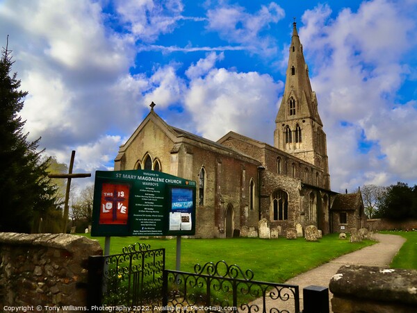 St Magdalene church Picture Board by Tony Williams. Photography email tony-williams53@sky.com