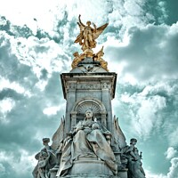 Buy canvas prints of Victoria Memorial, London by Tony Williams. Photography email tony-williams53@sky.com