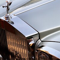 Buy canvas prints of AbstractRolls Royce Silver Shadow 1979  by Tony Williams. Photography email tony-williams53@sky.com