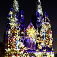 Buy canvas prints of Lichfield Cathedral  by Tony Williams. Photography email tony-williams53@sky.com