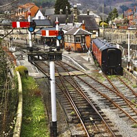 Buy canvas prints of Llangollen Railway Station by Tony Williams. Photography email tony-williams53@sky.com