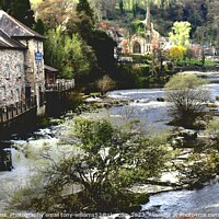 Buy canvas prints of River Dee Llangollen by Tony Williams. Photography email tony-williams53@sky.com