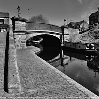 Buy canvas prints of Old bridge and canal by Tony Williams. Photography email tony-williams53@sky.com