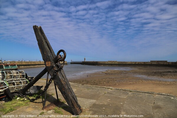 Anchor at Whitby Picture Board by Tony Williams. Photography email tony-williams53@sky.com