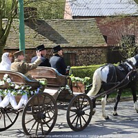 Buy canvas prints of Wedding carriages 1940s by Tony Williams. Photography email tony-williams53@sky.com