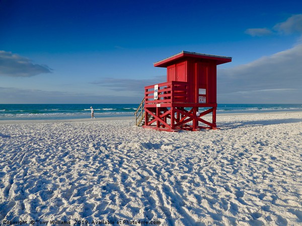 Lifeguards Post, Siesta Key. Picture Board by Tony Williams. Photography email tony-williams53@sky.com