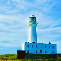 Buy canvas prints of Flamborough Head Lighthouse  by Tony Williams. Photography email tony-williams53@sky.com