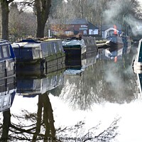 Buy canvas prints of Narrowboats  by Tony Williams. Photography email tony-williams53@sky.com