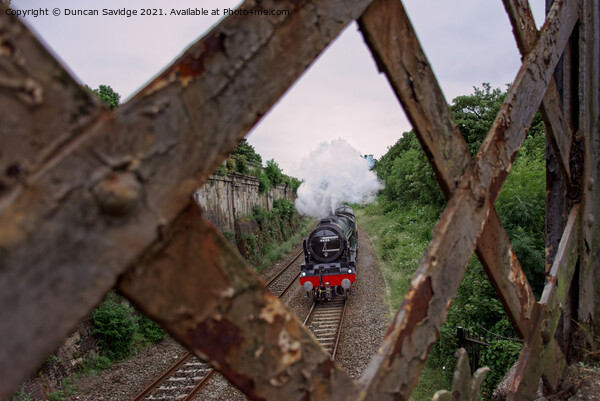 'Urban Steam' 46100 'Royal Scot' heads out of Bath Picture Board by Duncan Savidge