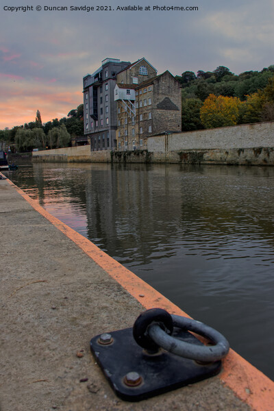River Avon Bath sunrise Picture Board by Duncan Savidge