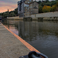 Buy canvas prints of River Avon Bath sunrise by Duncan Savidge