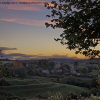 Buy canvas prints of Englishcombe Sunset by Duncan Savidge