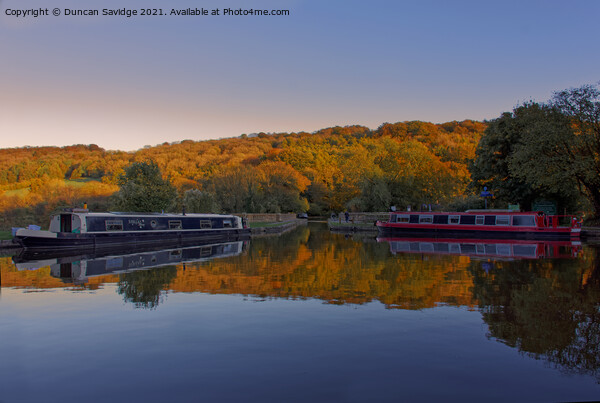 Dundas Aqueduct Autumn stillness  Picture Board by Duncan Savidge