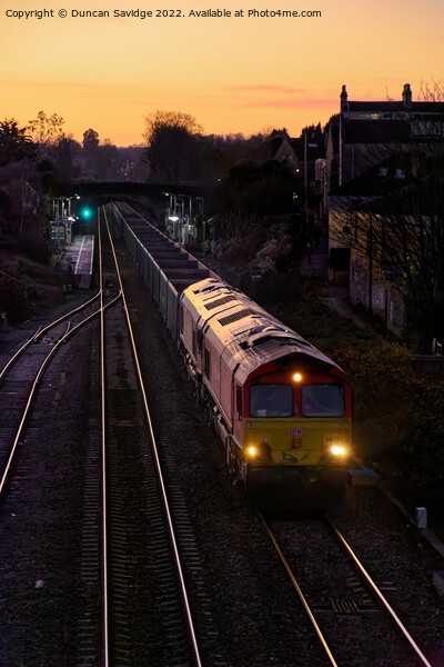 Glow in the dark rails Picture Board by Duncan Savidge