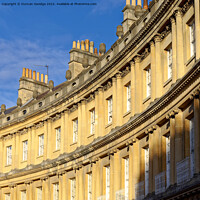 Buy canvas prints of The Circus Bath Square snipit by Duncan Savidge