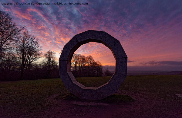 Heaven's Gate Sunset Picture Board by Duncan Savidge