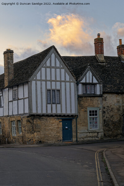 Lacock village sunset  Picture Board by Duncan Savidge