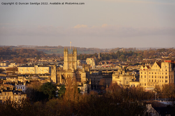 Bath Abbey morning light Picture Board by Duncan Savidge
