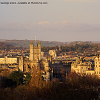 Buy canvas prints of Bath Abbey morning light by Duncan Savidge