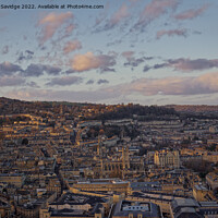 Buy canvas prints of Central Bath skyline taken from Alexandra Park by Duncan Savidge