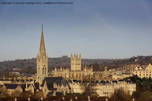 Bath Abbey skyline  Picture Board by Duncan Savidge
