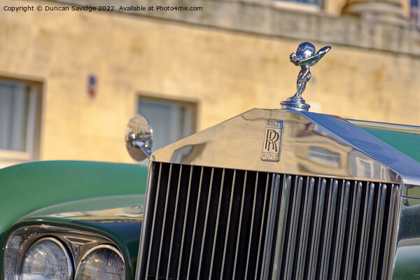 Rolls Royce Roya Crescent Bath Picture Board by Duncan Savidge