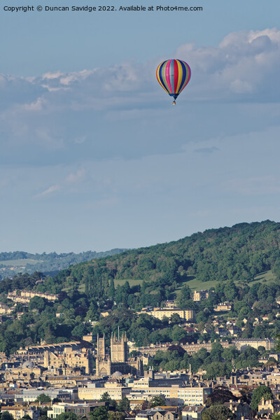 Ultramagic Hor air balloon over Bath               Picture Board by Duncan Savidge
